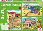 Puzzle Schmidt 3x24 Praca na wsi w sklepie internetowym Booknet.net.pl