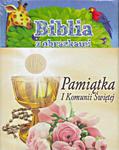 Biblia z obrazkami niebieska. Pamiątka I Komunii Św w sklepie internetowym Booknet.net.pl