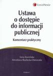 Ustawa o dostępie do informacji publicznej komentarz praktyczny w sklepie internetowym Booknet.net.pl