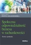 Społeczna odpowiedzialność biznesu w rachunkowości w sklepie internetowym Booknet.net.pl