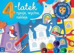 4-latek rysuje, wycina i nakleja. Książeczka edukacyjna dla kreatywnego dziecka w sklepie internetowym Booknet.net.pl