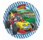 Talerzyki papierowe "Mickey Roadster Racers" 20 cm, 8 sztuk w sklepie internetowym Booknet.net.pl