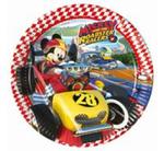 Talerzyki papierowe "Mickey Roadster Racers" 23 cm, 8 sztuk w sklepie internetowym Booknet.net.pl