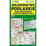 Mapa województwa podlaskiego - administracyjno-samochodowa 1:183 000 w sklepie internetowym Booknet.net.pl