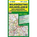 Mapa województwa dolnośląskiego - administracyjno-samochodowa 1:220 000 w sklepie internetowym Booknet.net.pl