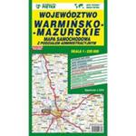 Województwo warmińsko-mazurskie mapa samochodowa 1:220 000 w sklepie internetowym Booknet.net.pl