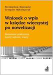 Wniosek o wpis w księdze wieczystej po nowelizacji w sklepie internetowym Booknet.net.pl