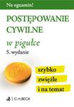 Postępowanie cywilne w pigułce w sklepie internetowym Booknet.net.pl