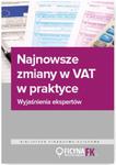 Najnowsze zmiany w VAT w praktyce Wyjaśnienia ekspertów w sklepie internetowym Booknet.net.pl