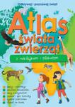 Atlas zwierząt świata z naklejkami i plakatem w sklepie internetowym Booknet.net.pl