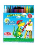 Kredki świecowe Zębozaurus 12 kolorów w sklepie internetowym Booknet.net.pl