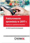 Fakturowanie sprzedaży w 2017 w sklepie internetowym Booknet.net.pl