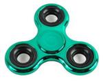 Fidget Spinner stalowy połysk metaliczny zielony w sklepie internetowym Booknet.net.pl