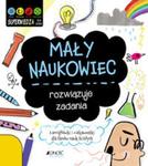 Mały naukowiec rozwiązuje zadania w sklepie internetowym Booknet.net.pl