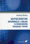 Bezpieczeństwo informacji i usług w nowoczesnej instytucji i firmie w sklepie internetowym Booknet.net.pl