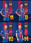Zeszyt A5 w kratkę 16 kartek FC Barcelona 20 sztuk mix w sklepie internetowym Booknet.net.pl