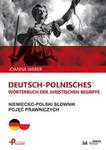 Niemiecko-polski słownik pojęć prawniczych / Deutsch-polnisches Wörterbuch der juristischen Begriffe w sklepie internetowym Booknet.net.pl