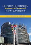 Reprezentacja interesów gospodarczych i społecznych w Unii Europejskiej w sklepie internetowym Booknet.net.pl