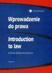 Wprowadzenie do prawa Introduction to Law w sklepie internetowym Booknet.net.pl