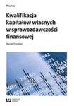 Kwalifikacja kapitałów własnych w sprawozdawczości finansowej w sklepie internetowym Booknet.net.pl