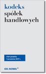 Kodeks spółek handlowych w sklepie internetowym Booknet.net.pl