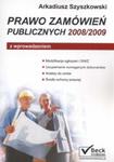 Prawo zamówień publicznych 2008/2009 w sklepie internetowym Booknet.net.pl