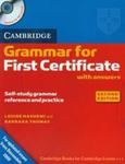 Cambridge Grammar for First Certificate with answers + CD w sklepie internetowym Booknet.net.pl