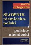 Słownik niemiecko-pol pol-niem Nowa ortografia w sklepie internetowym Booknet.net.pl