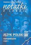 Notatki z lekcji Język polski Romantyzm w sklepie internetowym Booknet.net.pl