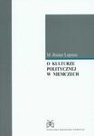 O kulturze politycznej w Niemczech w sklepie internetowym Booknet.net.pl