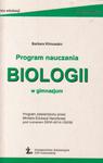 Program nauczania Biologii w gimnazjum. w sklepie internetowym Booknet.net.pl