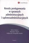 Koszty postępowania w sprawach administracyjnych i sądowoadministracyjnych w sklepie internetowym Booknet.net.pl