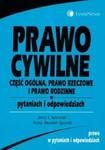 Prawo cywilne Część ogólna prawo rzeczowe i prawo rodzinne w pytaniach i odpowiedziach w sklepie internetowym Booknet.net.pl