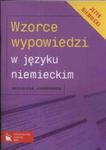 Wzorce wypowiedzi w języku niemieckim w sklepie internetowym Booknet.net.pl