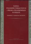 Nauka finansów publicznych i prawa finansowego w Polsce w sklepie internetowym Booknet.net.pl