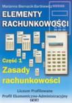 Elementy rachunkowości. Część 1. Zasady rachunkowości. w sklepie internetowym Booknet.net.pl