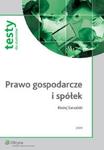 Prawo gospodarcze i spółek. Testy dla studentów w sklepie internetowym Booknet.net.pl