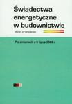 Świadectwa energetyczne w budownictwie w sklepie internetowym Booknet.net.pl