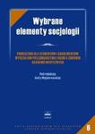 Wybrane elementy socjologii w sklepie internetowym Booknet.net.pl