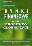 Rynki finansowe wobec procesów globalizacji w sklepie internetowym Booknet.net.pl