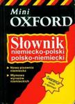 Słownik niemiecko-polski polsko-niemiecki Mini Oxford w sklepie internetowym Booknet.net.pl