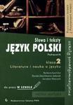 Słowa i teksty. Klasa 2. Język polski. Literatura i nauka o języku. Do pracy w szkole.. w sklepie internetowym Booknet.net.pl