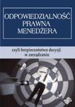 Odpowiedzialność prawna menedżera w sklepie internetowym Booknet.net.pl