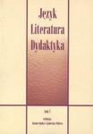 Język Literatura Dydaktyka Tom 1 w sklepie internetowym Booknet.net.pl