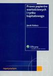 Prawo papierów wartościowych i rynku kapitałowego w sklepie internetowym Booknet.net.pl