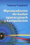 Wprowadzenie do badań operacyjnych z komputerem + KS (Płyta CD) w sklepie internetowym Booknet.net.pl