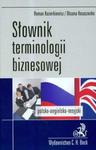 Słownik terminologii biznesowej polsko-angielski angielsko-polski w sklepie internetowym Booknet.net.pl