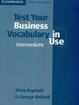 Test your business vocabulary in Use intermediate w sklepie internetowym Booknet.net.pl