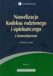 Nowelizacje Kodeksu rodzinnego i opiekuńczego z komentarzem w sklepie internetowym Booknet.net.pl