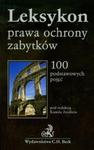 Leksykon prawa ochrony zabytków w sklepie internetowym Booknet.net.pl